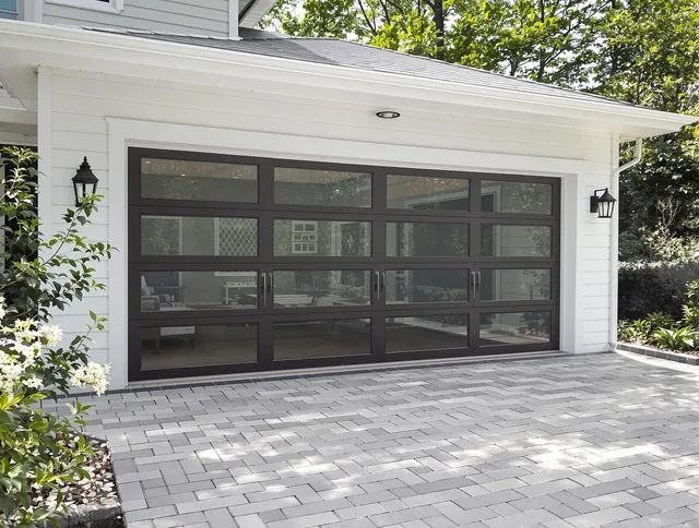 Burrillville Garage Door Repair design specialist presenting custom garage door options to Burrillville homeowner