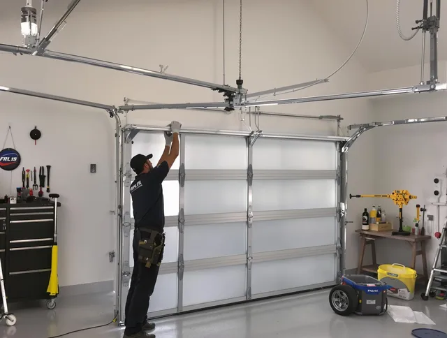 Burrillville Garage Door Repair certified team performing precision garage door installation in Burrillville
