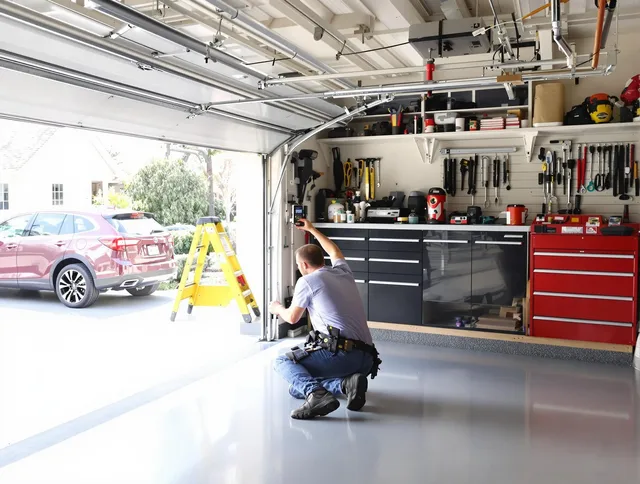 Local garage door repair service by Burrillville Garage Door Repair in Burrillville