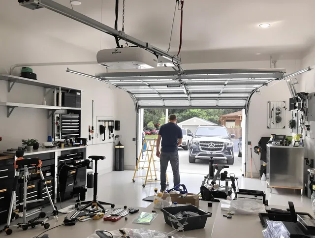 Garage door opener installation by Burrillville Garage Door Repair in Burrillville