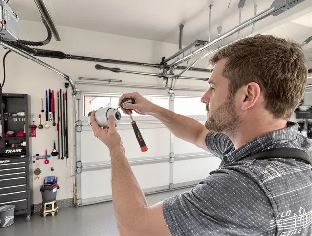 Garage door opener repair service by Burrillville Garage Door Repair in Burrillville