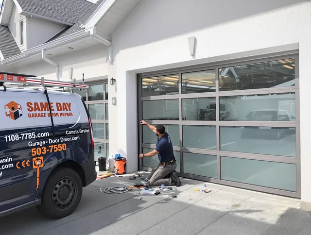 Same-day garage door repair service by Burrillville Garage Door Repair in Burrillville