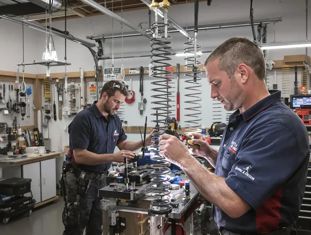 Garage door spring repair service by Burrillville Garage Door Repair in Burrillville